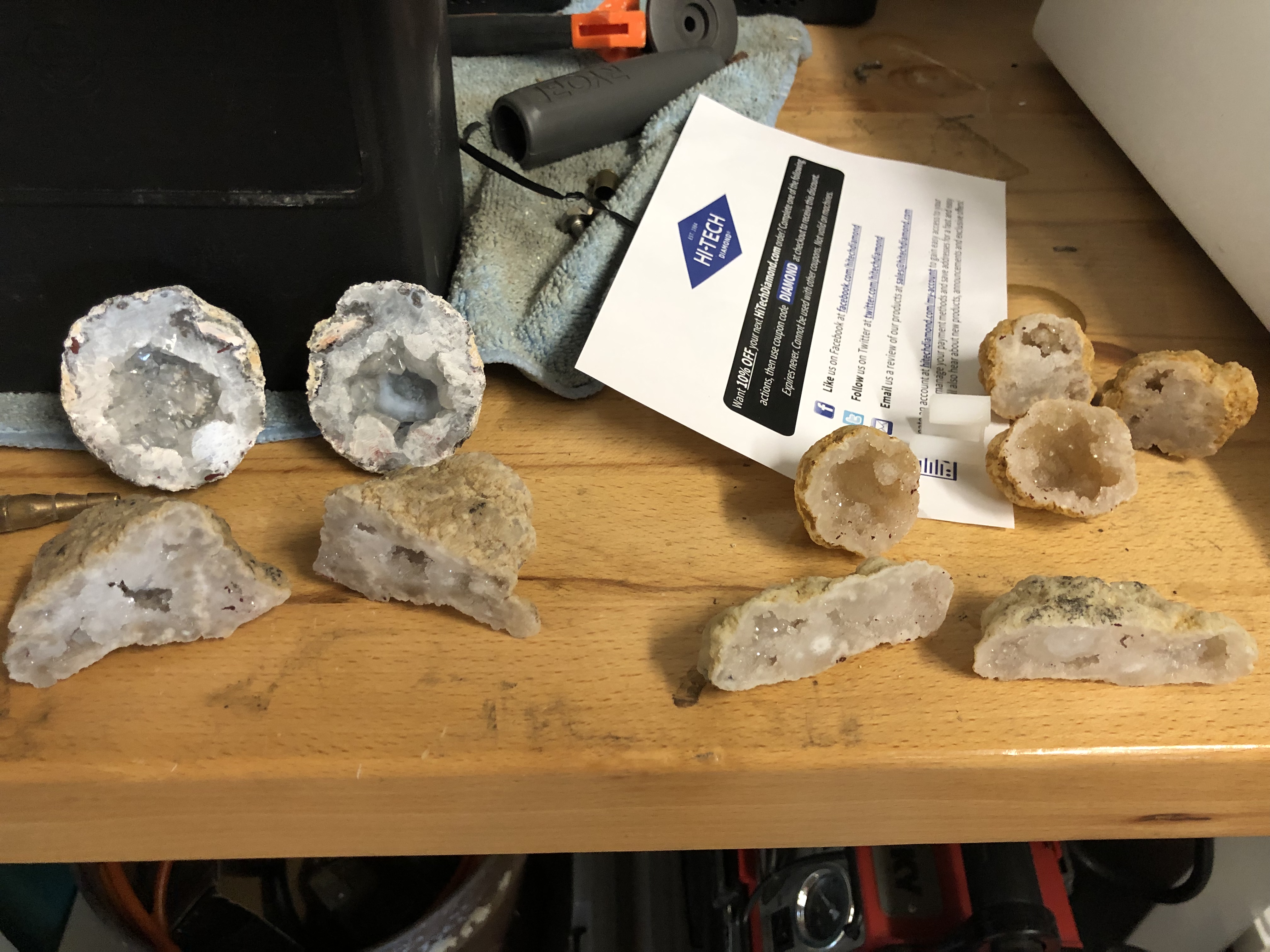 Geode cutting project image